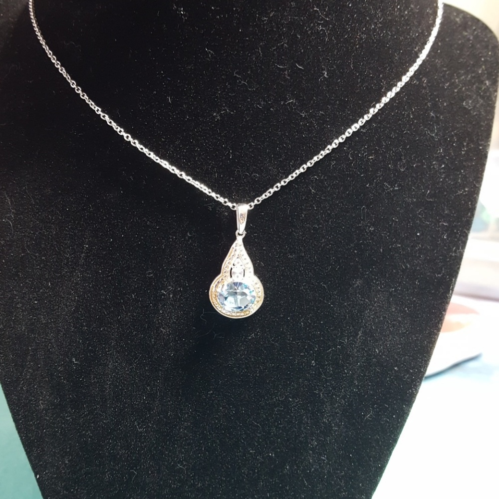 Simulated Diamond Necklace